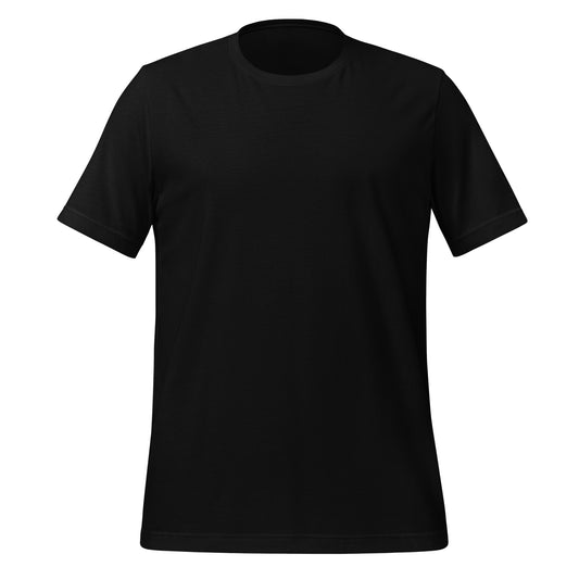 SOCIAL ERROR logo tee in black, front view