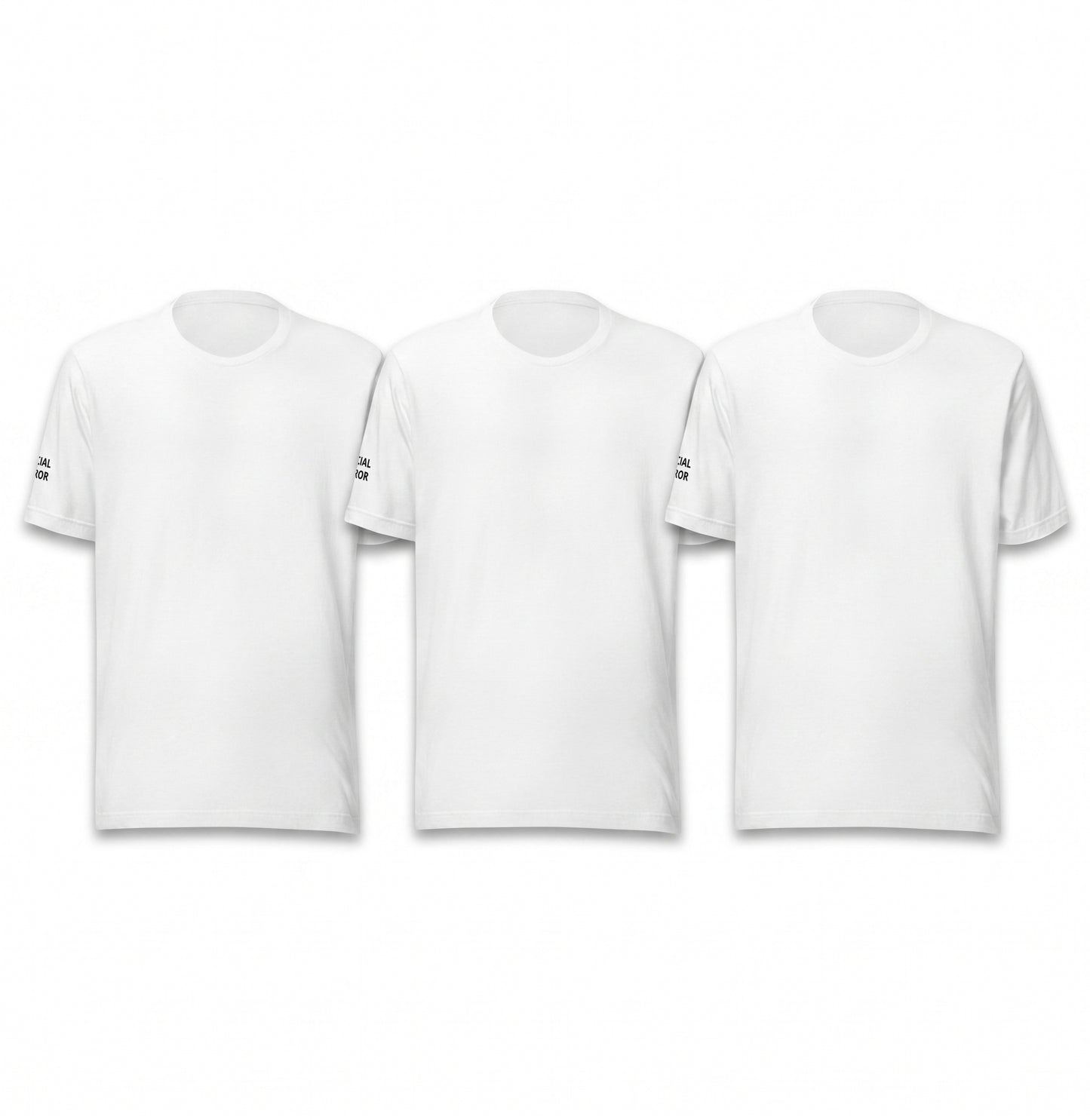 SE Mini Logo tee in white, brand lifestyle shot