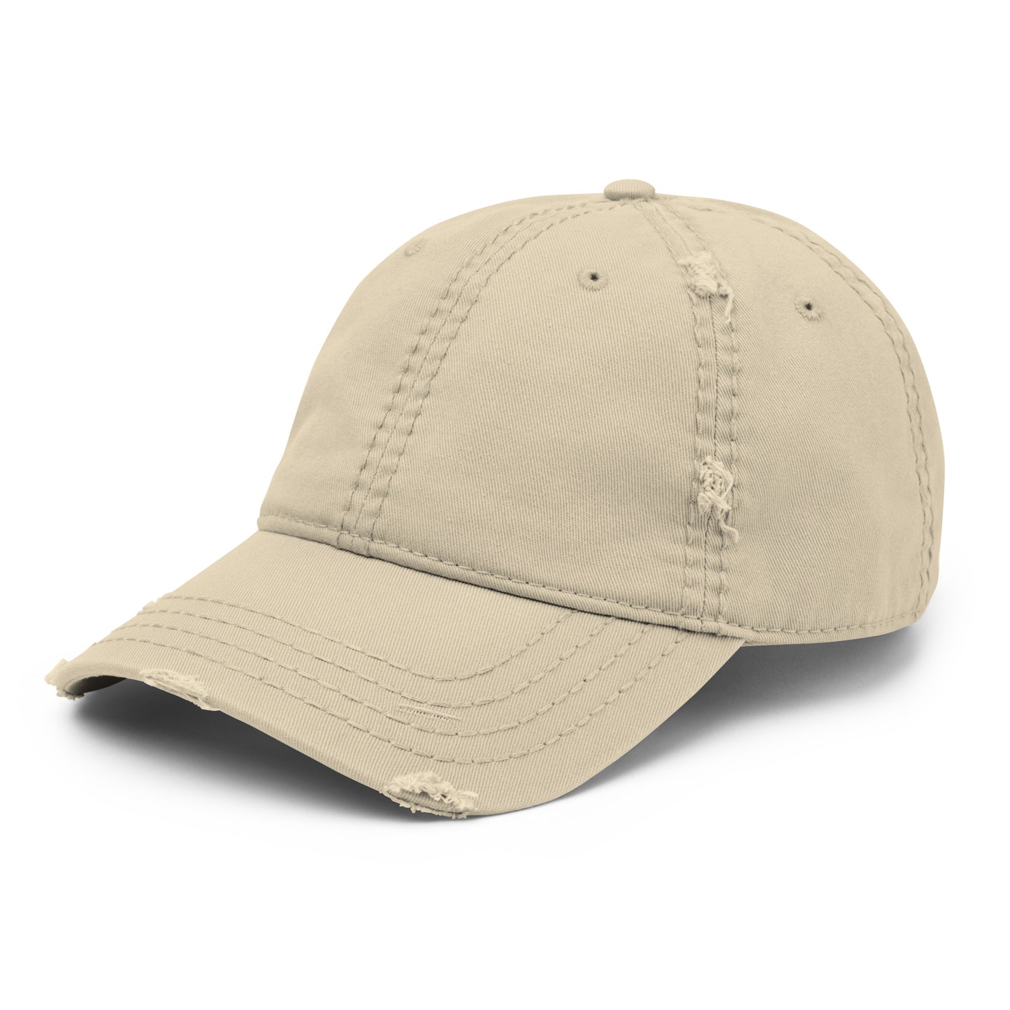 SOCIAL ERROR embroidered Error cap in khaki, left front angle