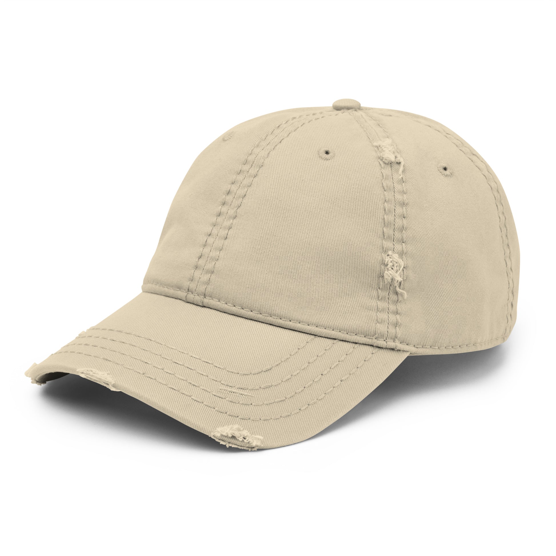 SOCIAL ERROR embroidered Error cap in khaki, left front angle
