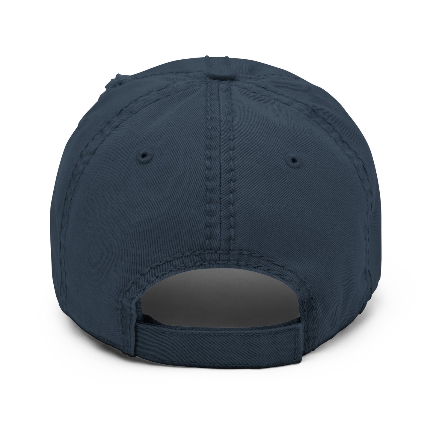 Game Over embroidered dad hat in navy, back view