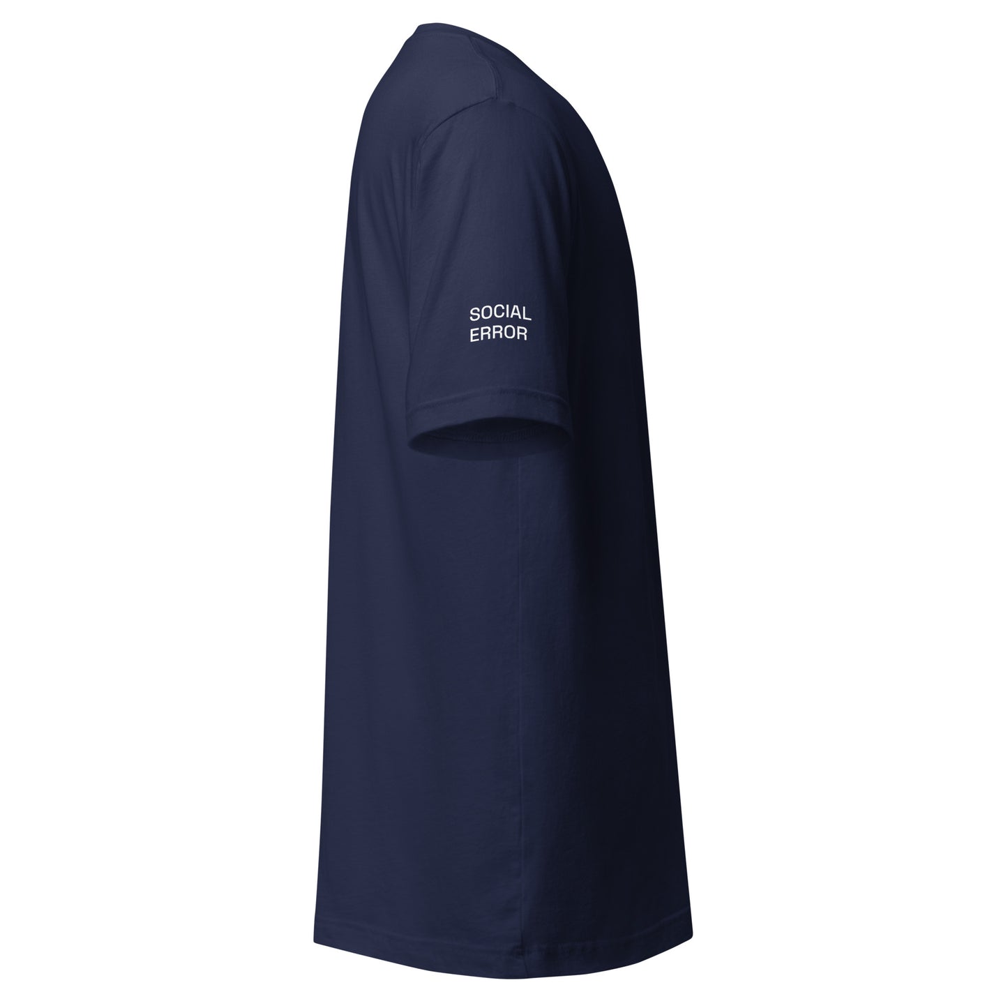 SE Mini Logo tee in navy, right side view