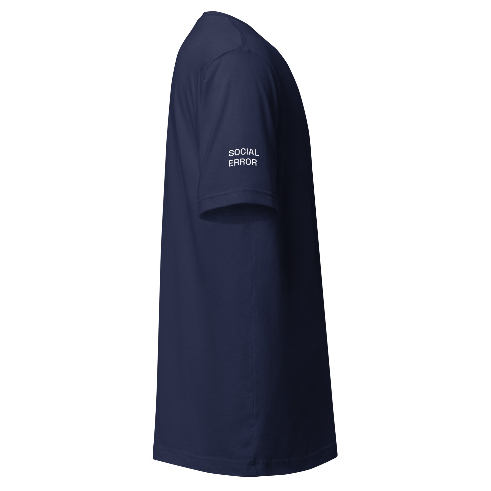 SE Mini Logo tee in navy, right side view