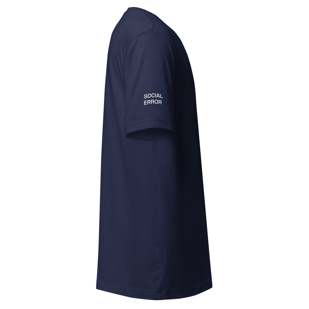 SE Mini Logo tee in navy, right side view